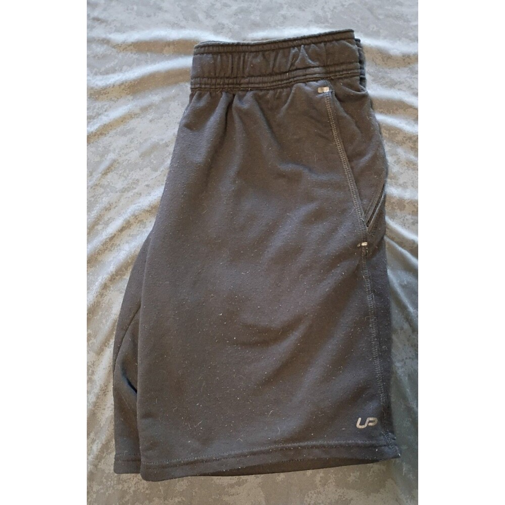 Unipro Men's Gym & Training Quick-Dry Mesh Athletic Shorts Pockets Black S - Picture 4 of 4